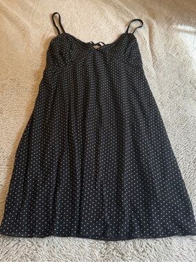 Brandy Melville Black and white polka dot dress